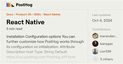 react native posthog group.